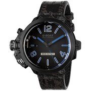 U-Boat 8806 Capsule 50 mm PVD BK BL Automatic Mens Watch 10ATM