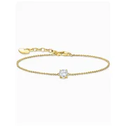 Thomas Sabo A2156-414-14-L19V Gold-plated bracelet w. white zirconia