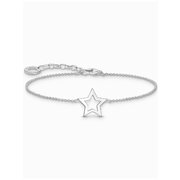 Thomas Sabo A2162-001-21-L19V Silver bracelet w. star pendant