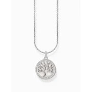 Thomas Sabo KE2220-007-21-L45V Silver necklace w. Tree of Love pendant u. weißer Emaille 