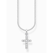 Thomas Sabo KE2069-051-14-L38V Silver necklace cross pavé 