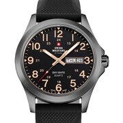 Swiss Military SMP36040.31 Mens Watch Day-Date Quartz 42mm 5ATM