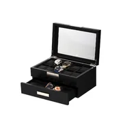 Rothenschild Watch Box RS-2350-20BL for 20 Watches Black