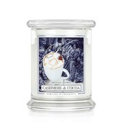 Kringle Candle Cashmere & Cocoa srednje velika 2-stenjeva dišeča sveča (411 g)