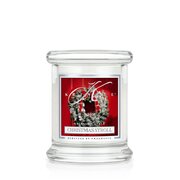 Kringle Candle Christmas Stroll dišeča sveča mini 1 stenj (127 g)