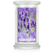 Kringle Candle French Lavender velika dišeča sveča z 2 stenjema (624 g)