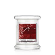Kringle Candle Frosted Mahogany dišeča sveča mini 1 stenj (127 g)