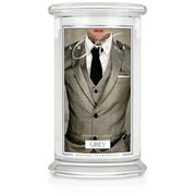 Velika dišeča sveča z 2 stenjema Kringle Candle Grey (624 g)