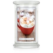 Kringle Candle Hot Chocolate velika dišeča sveča z 2 stenjema (624 g)