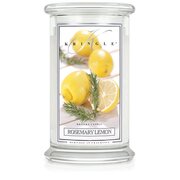Kringle Candle Rosemary Lemon velika 2 stenjeva dišeča sveča (624 g)