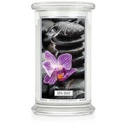 Kringle Candle Spa dnevna velika dišeča sveča z 2 stenjema (624 g)