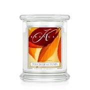 Kringle Candle Touch of Autumn srednje velika 2-stenjeva dišeča sveča (411 g)