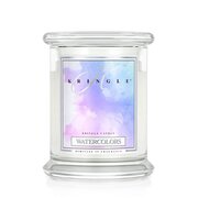 Kringle Candle Watercolors srednja dišeča sveča z 2 stenjema (411 g)
