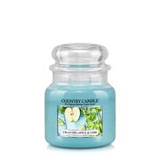 Country Candle Dišeča sveča Cilantro, Apple & Lime srednja 2 stenja (453 g)