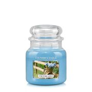 Country Candle Country Love srednje velika dišeča sveča z 2 stenjem (453 g)