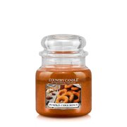 Country Candle Pumpkin Cider Donut srednje velika dišeča sveča z 2 stenjem (453 g)
