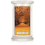 Velika dišeča sveča z 2 stenjema Kringle Candle Autumn Amber (624 g)