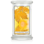 Kringle Candle Clearwater Creek velika dišeča sveča z 2 stenjema (624 g)