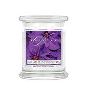 Dišeča sveča Kringle Candle Sugar Plum Poinsettia srednja 2 stenja (411 g)
