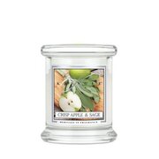 Kringle Candle Crisp Apple & Sage mini dišeča sveča z 1 stenjem (127 g)