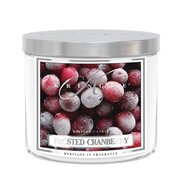Kringle Candle TUMBLER Frosted Cranberry dišeča sveča srednja 2 stenja (411 g)