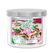Kringle Candle TUMBLER Holiday Cookies dišeča sveča srednja 2 stenja (411 g)