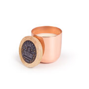 Paddywax FOUNDRY BERGAMONT & MAHAGONY bakrena dišeča sveča v kovinski embalaži (12oz / 340g)