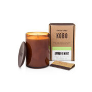KOBO Woodblock Candle Bamboo Mint dišeča sveča (15 oz / 425 g)