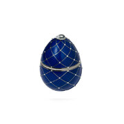 LADENAC Bois de Russie dišeča sveča Blue z okrasnimi kamenčki (220 g) v darilni embalaži