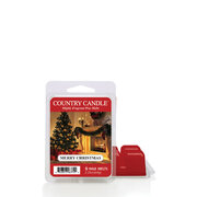 Dišeči vosek Country Candle Merry Christmas (64 g)