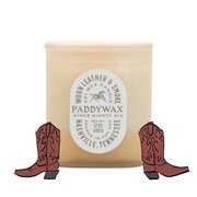 Dišeča sveča Paddywax Vista Worn Leather & Smoke 340 g