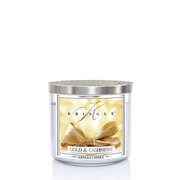 Kringle Candle TUMBLER Gold & Cashmere 3-stenj dišeča sveča 411 g