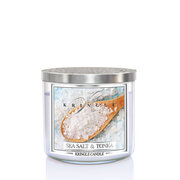 Kringle Candle TUMBLER Sea Salt & Tonka dišeča sveča s 3 stenji 411 g