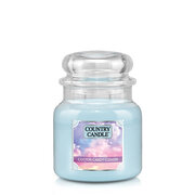 Country Candle Cotton Candy Clouds srednja dišeča sveča z 2 stenjem (453 g)