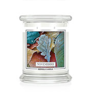 Kringle Candle Novembrrr dišeča sveča medium 2-wick (411 g)