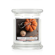 Kringle Candle Pumpkin Peppercorn srednje dišeča sveča z 2 stenjem (411 g)
