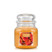 Country Candle Golden Mums & Honey Crisp Tonka dišeča sveča medium 2-wick (453 g)