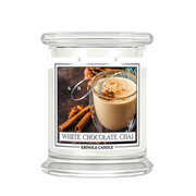 Kringle Candle White Chocolate Chai dišeča sveča srednja 2 stenja (411 g)
