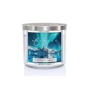 Dišeča sveča Kringle Candle Northern Lights s 3 stenji 411 g