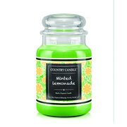 Country Candle FARMSTAND Minted Lemonade velika dišeča sveča z 2 stenjema (652 g)