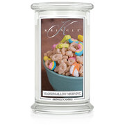 Kringle Candle Marshmallow Morning velika dišeča sveča z 2 stenjema (624 g)