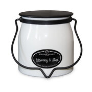 MILKHOUSE CANDLE Dišeča sveča Rosemary & Mint BUTTER JAR 2 stenja (454 g)