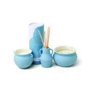 Paddywax SANTORINI Light Blue - dišeča sveča z morsko soljo rožmarina 8,5 oz / 240 g