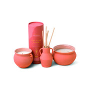 Paddywax SANTORINI Terracotta - Dišeča sveča Raw Clay & Pear 8,5 oz / 240 g