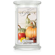 Velika dišeča sveča Kringle Candle Gourdgeous z 2 stenjema (624 g)