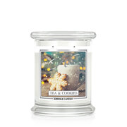 Kringle Candle Tea & Cookies srednje velika dišeča sveča z 2 stenjema (411 g)