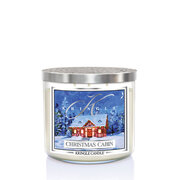 Kringle Candle TUMBLER Christmas Cabin 3-wick dišeča sveča (411 g)