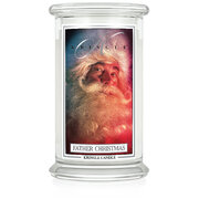 Kringle Candle Father Christmas velika 2-stenjska dišeča sveča (624 g)