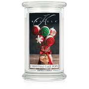 Kringle Candle Christmas Cake Pops velika dišeča sveča z 2 stenjema (624 g)
