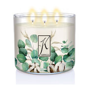 Kringle Candle TUMBLER Eucalyptus Cotton 3-wick dišeča sveča (411 g)